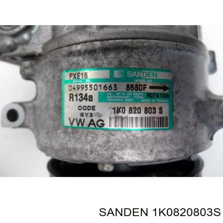 Купити 1K0820803S Sanden Компресор кліматичної установки