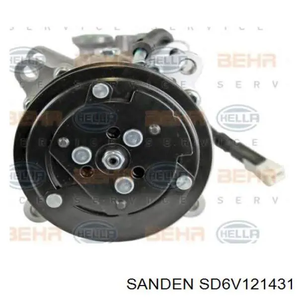 Компресор системи кондиціювання Sanden SD6V121431 ціна, від 264.50 USD