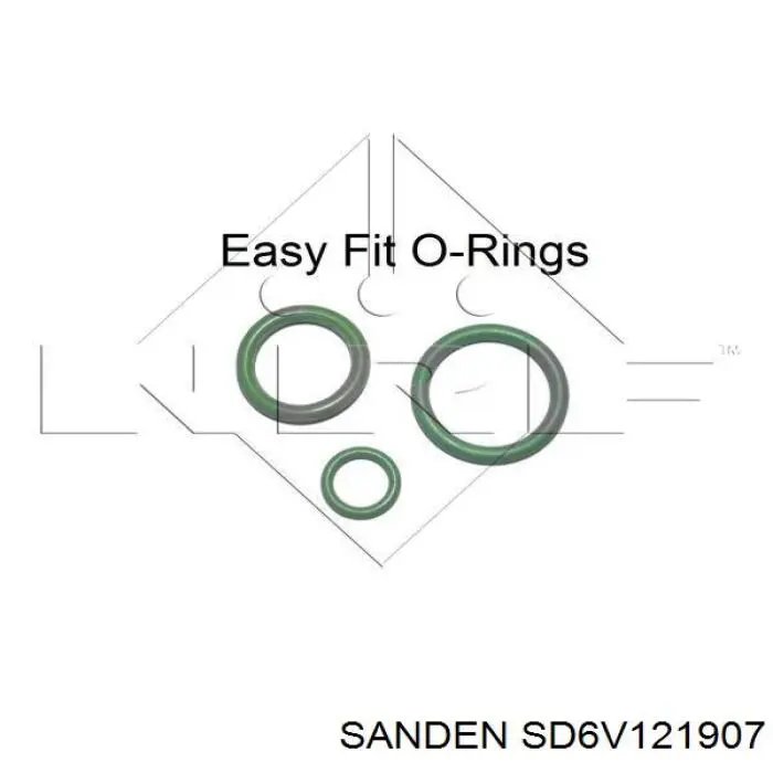 Купити SD6V121907 Sanden Компресор кліматичної установки