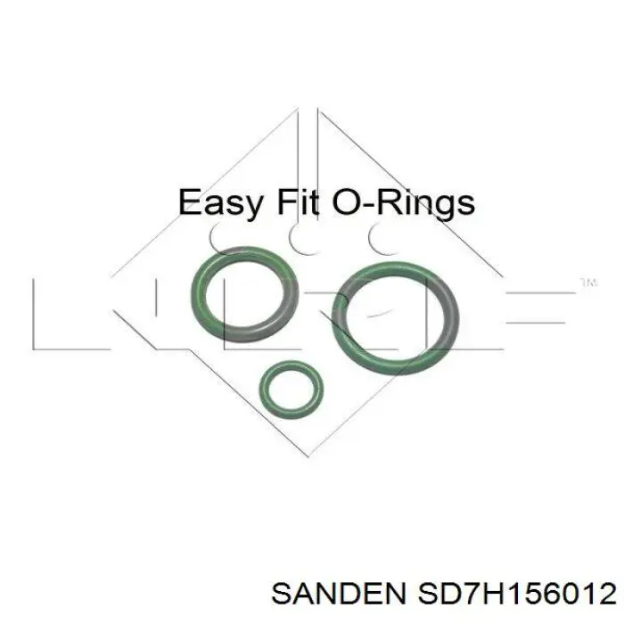 SD7H156012 Sanden компресор кондиціонера