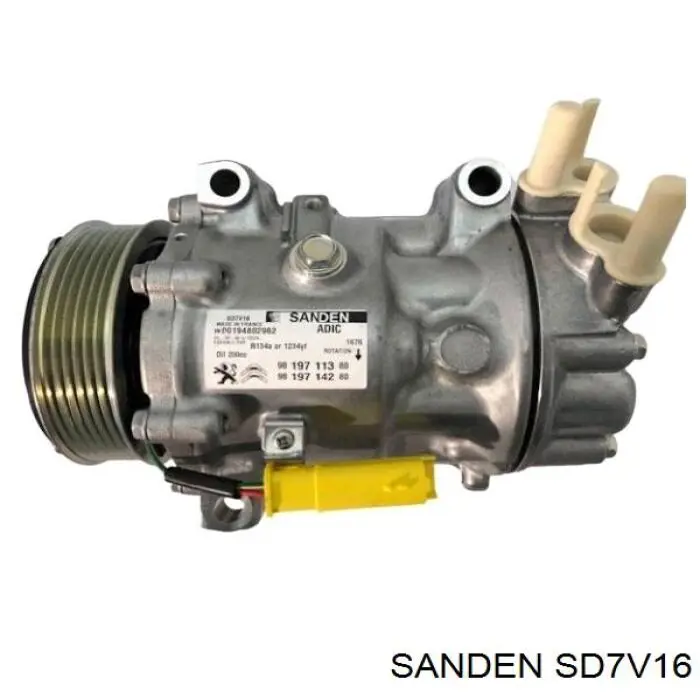 Компресор кондиціонера SD7V16 Sanden