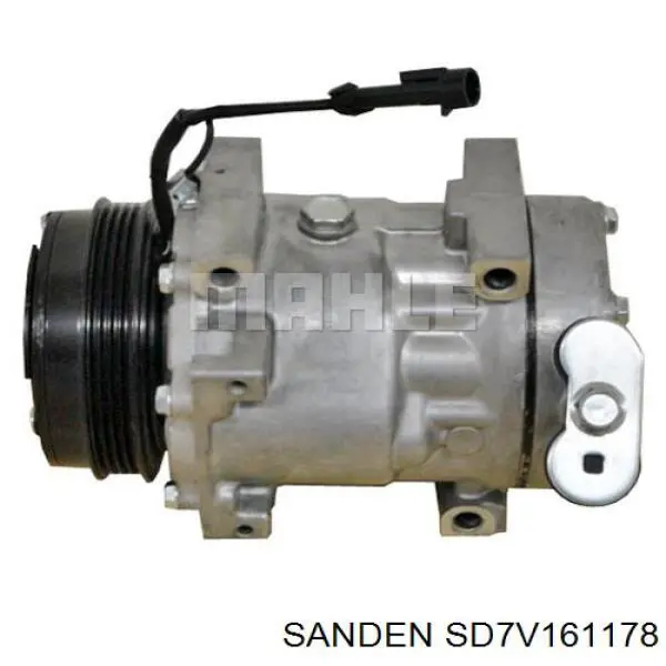 Компресор системи кондиціювання Sanden SD7V161178 ціна, від 221.22 USD