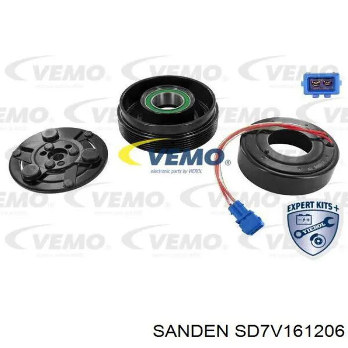 Компресор кондиціонера SD7V161206 Sanden