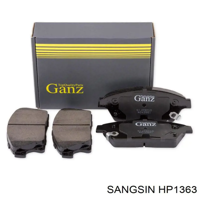 HP1363 Sangsin колодки гальмові задні, дискові