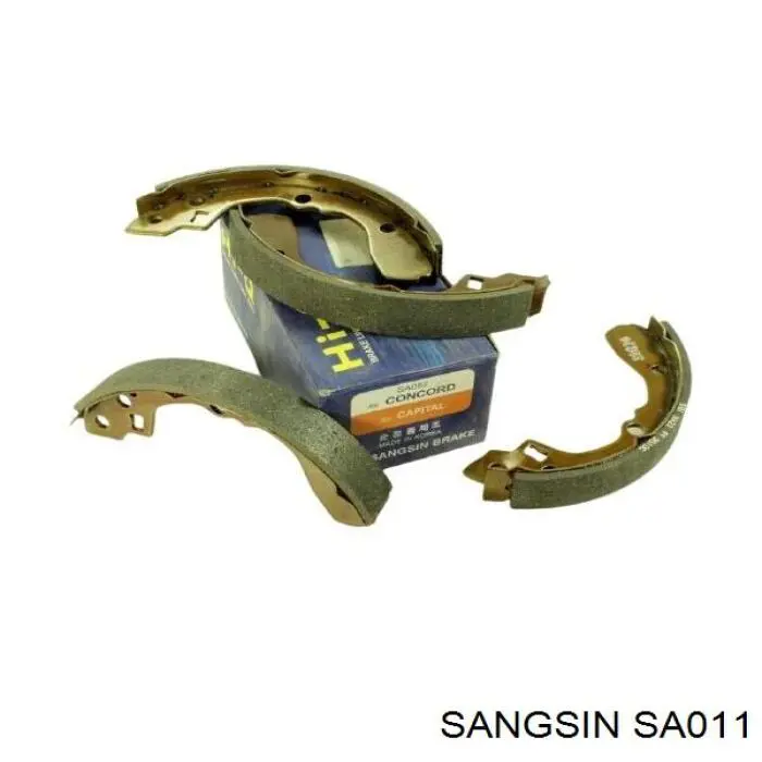 SA011 Sangsin Колодки гальмівні задні, барабанні