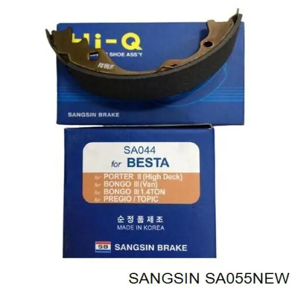 Колодки гальмові задні, барабанні Sangsin SA055NEW ціна, від 14.09 USD