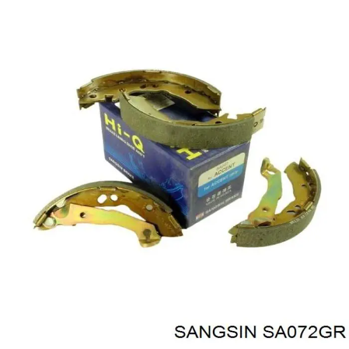 Колодки гальмові задні, барабанні SA072GR Sangsin