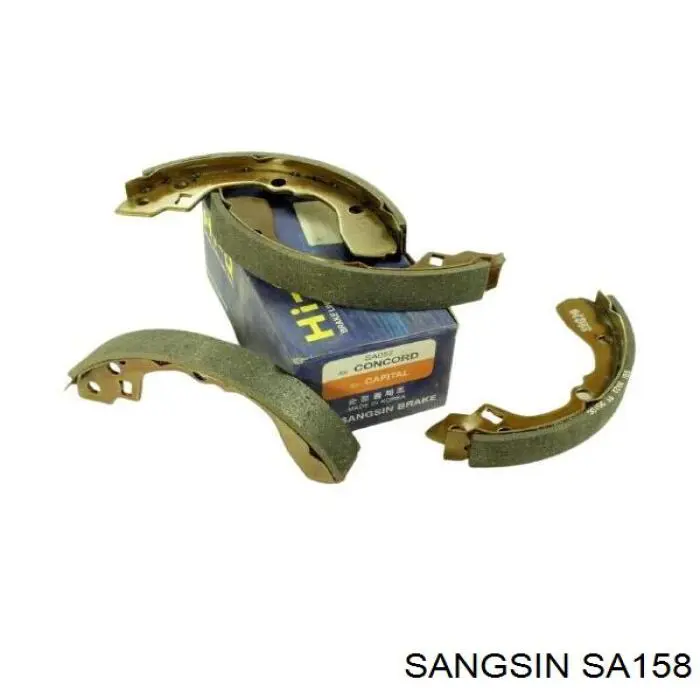 SA158 Sangsin колодки гальмові задні, барабанні