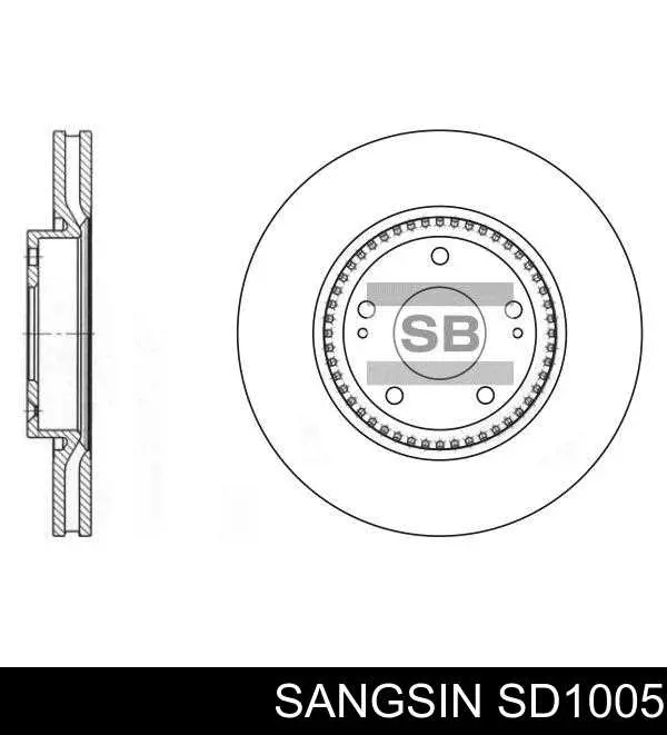 SD1005 Sangsin Гальмо дискове переднє