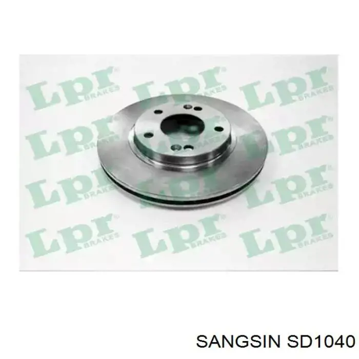 SD1040 Sangsin диск гальмівний передній