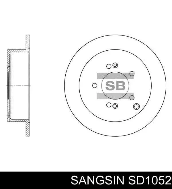 SD1052 Sangsin Дискові гальма