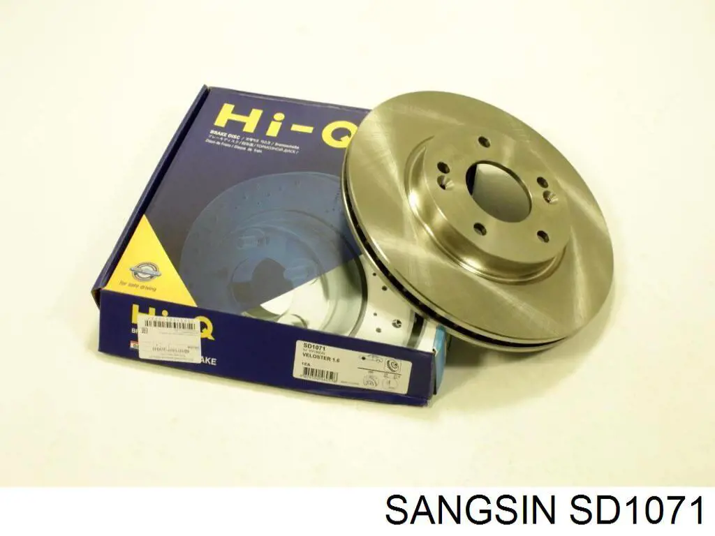 SD1071 Sangsin Диск тормозной передний (Колесный диск 15")