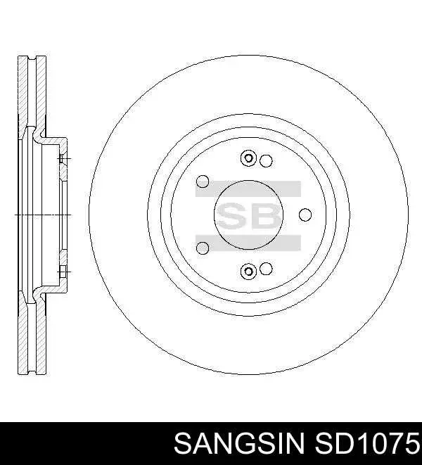 SD1075 Sangsin Гальмо дискове переднє