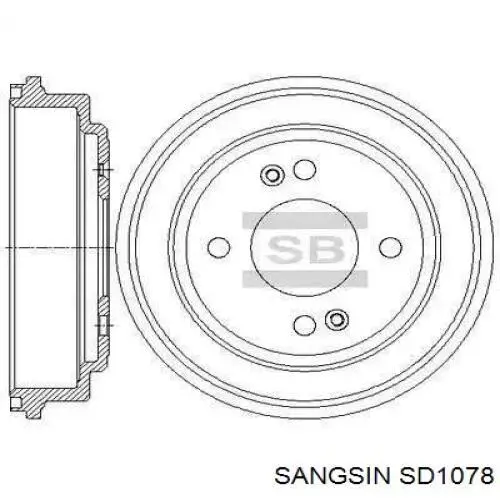 Купити SD1078 Sangsin Барабан гальмівний задній