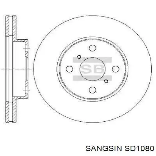 Купити SD1080 Sangsin Диск заднього гальма