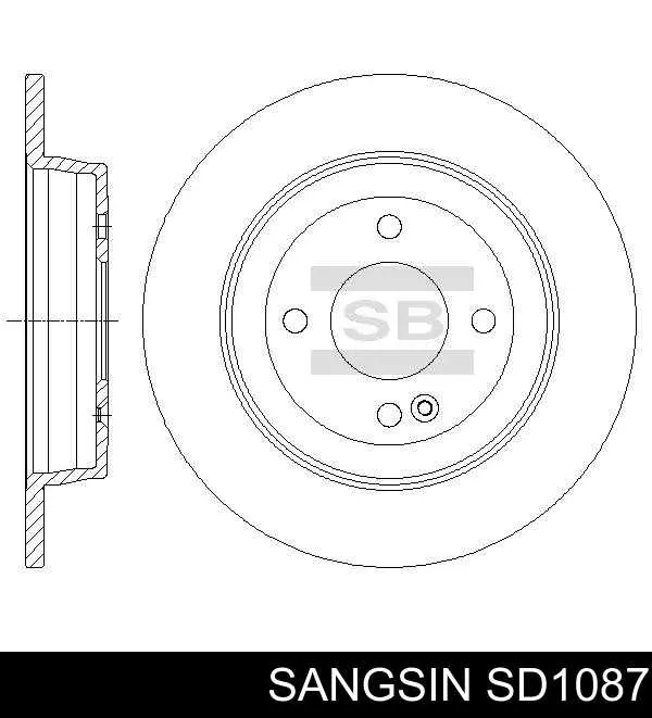 SD1087 Sangsin Дискові гальма