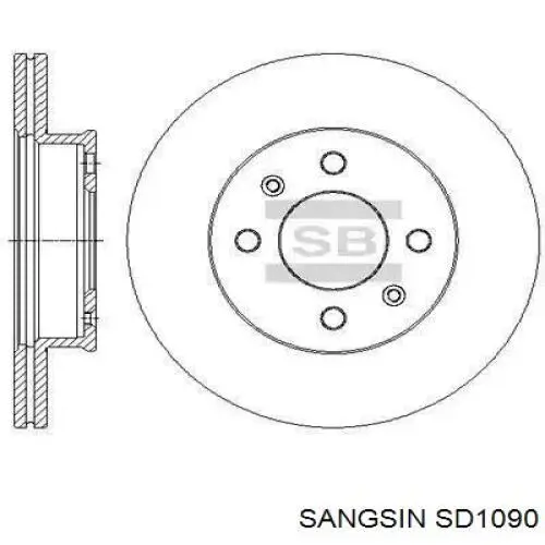 SD1090 Sangsin диск гальмівний передній