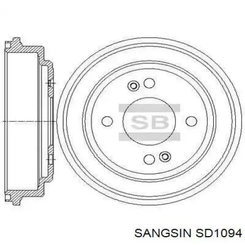 SD1094 Sangsin барабан гальмівний задній