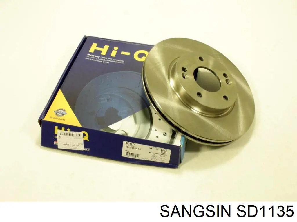SD1135 Sangsin диск гальмівний передній