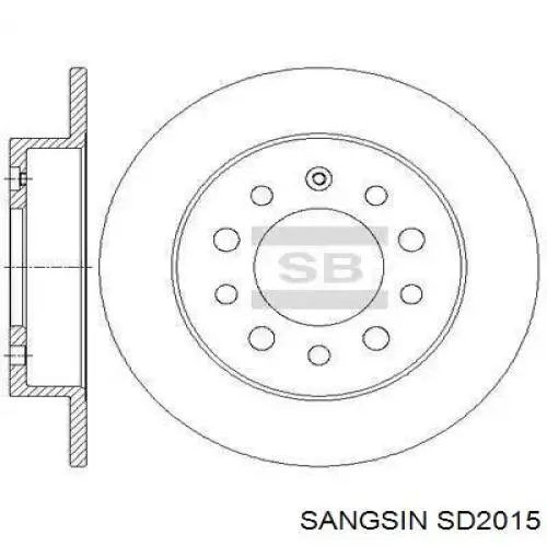 Купити SD2015 Sangsin Ротор гальмівний