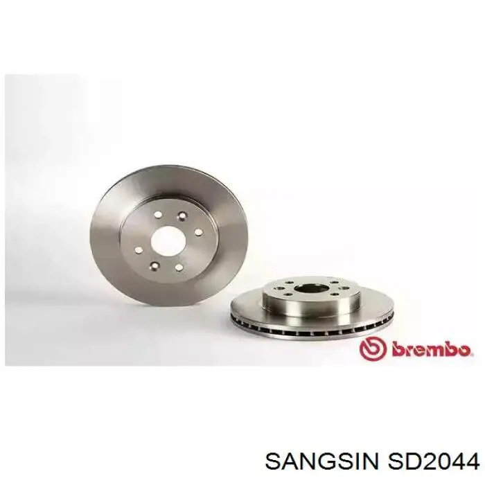 Гальмівні диски передні SD2044 Sangsin
