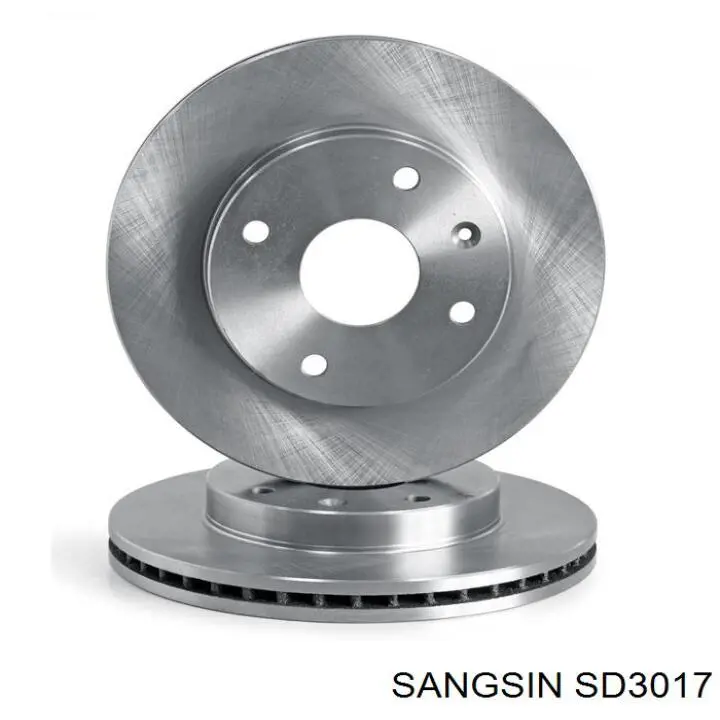 Диск переднього гальма Sangsin SD3017 ціна, від 24.85 USD