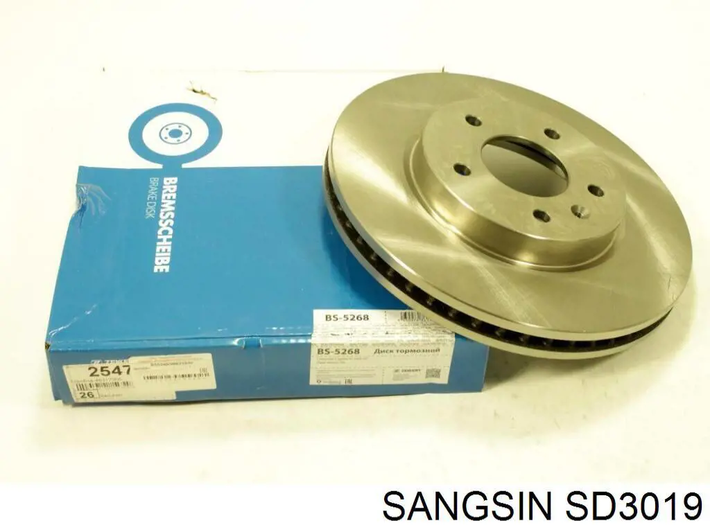 Диск переднього гальма Sangsin SD3019 ціна, від 43.65 USD