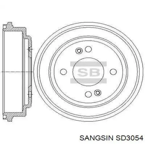 SD3054 Sangsin барабан гальмівний задній