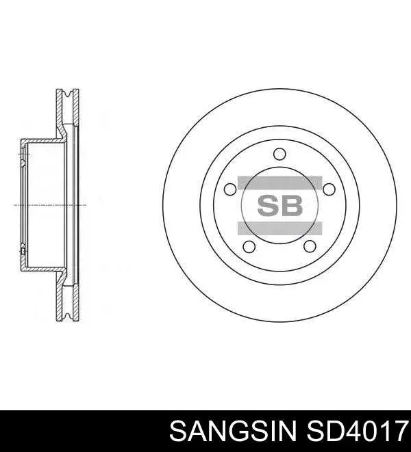 Купити SD4017 Sangsin Ротор гальмівний