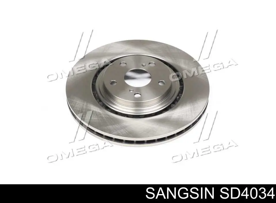 Гальмівні диски передні SD4034 Sangsin