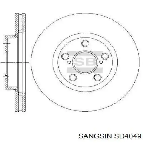 SD4049 Sangsin Гальмо дискове переднє