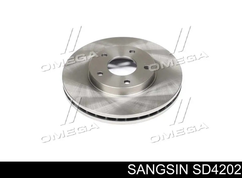 Диск переднього гальма Sangsin SD4202 ціна, від 33.04 USD