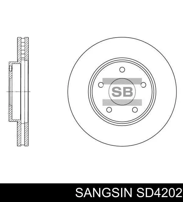 Купити SD4202 Sangsin Ротор гальмівний