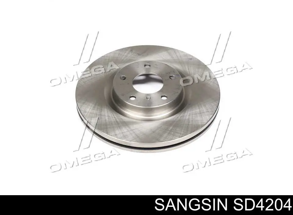 Диск переднього гальма Sangsin SD4204 ціна, від 68.00 USD
