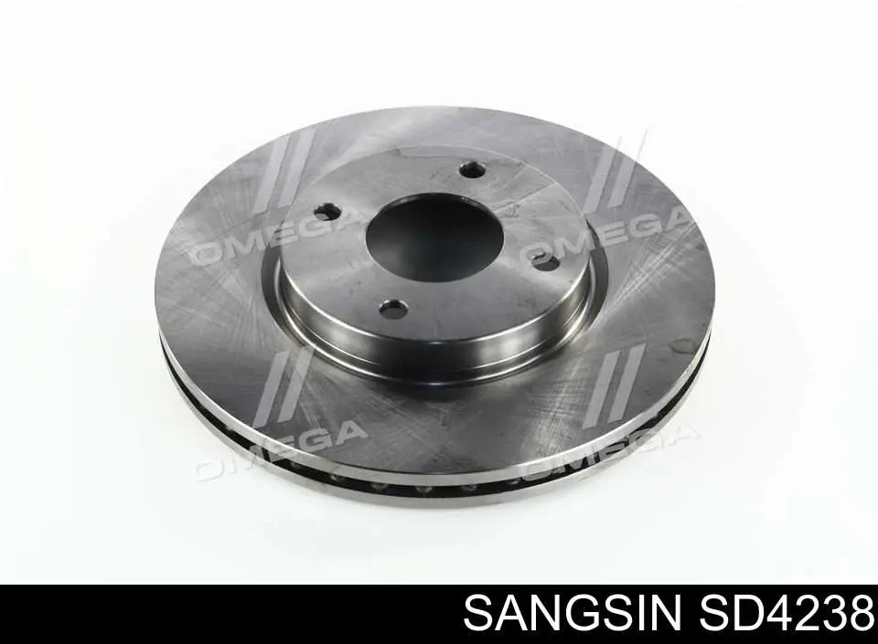 Диск переднього гальма Sangsin SD4238 ціна, від 32.58 USD