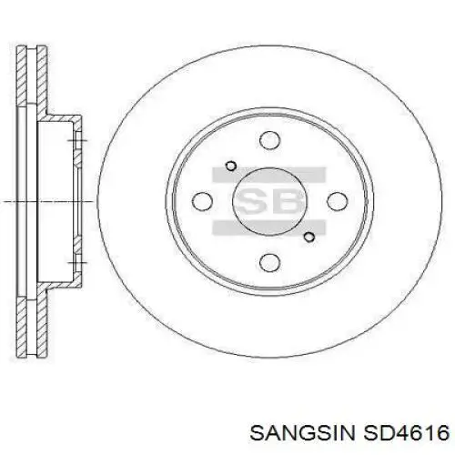 Купити SD4616 Hi-q Диск заднього гальма