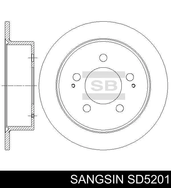 SD5201 Sangsin Дискові гальма