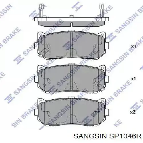 Задні дискові колодки Parts-Mall PKA011