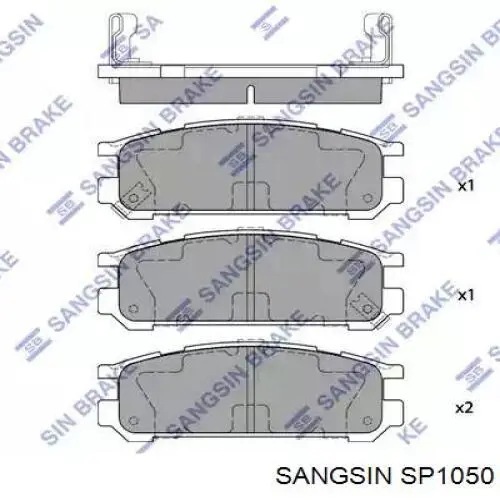 SP1050 Sangsin Передні гальмівні колодки