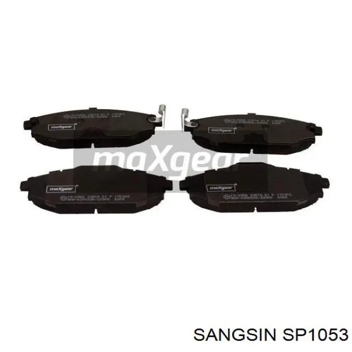 Купити SP1053 Sangsin Колодки гальмівні передні, дискові