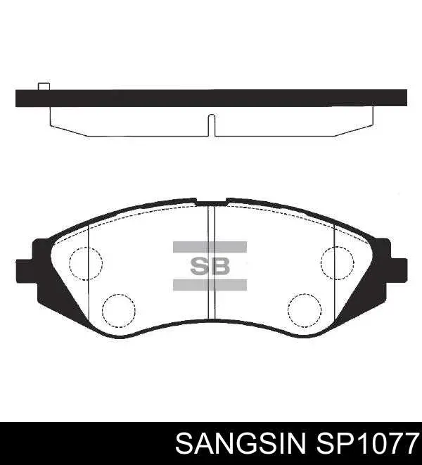 Гальмівні колодки Sangsin SP1077 ціна, від 16.63 USD