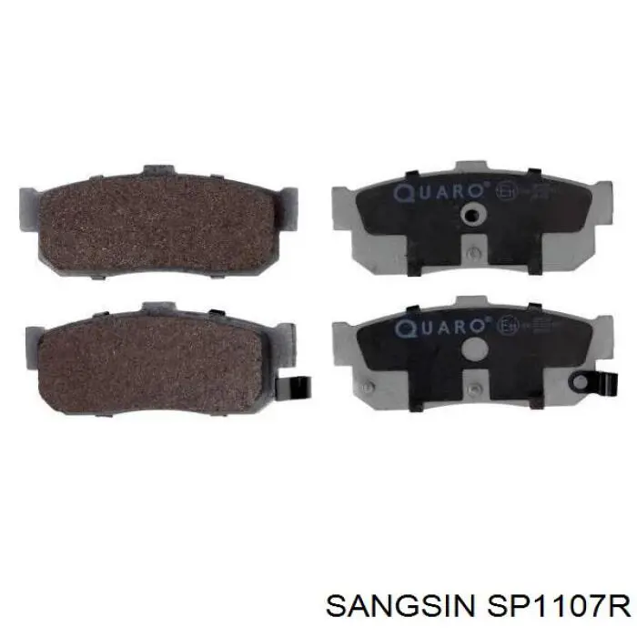 SP1107R Sangsin колодки гальмові задні, дискові
