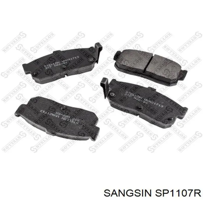 Задні гальмівні колодки SP1107R Sangsin