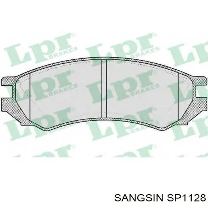 Гальмівні колодки Sangsin SP1128 ціна, від 16.47 USD