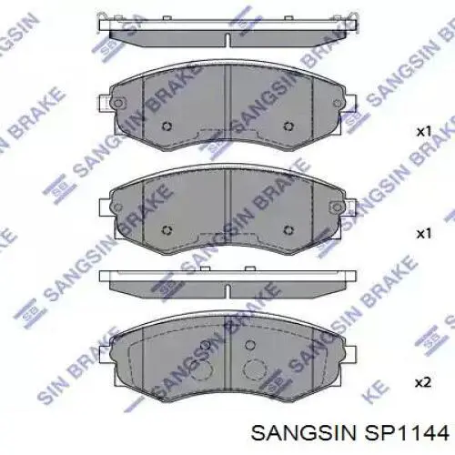 Гальмівні колодки Sangsin SP1144 ціна, від 15.50 USD