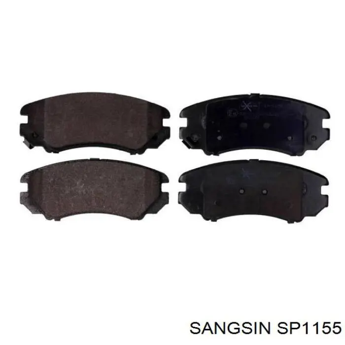 Передні тормозні колодки SP1155 Sangsin