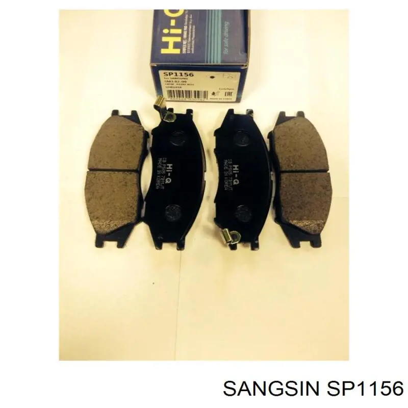 Гальмівні колодки Sangsin SP1156 ціна, від 14.85 USD