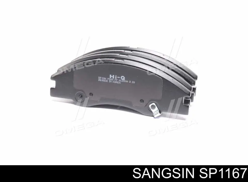 SP1167 Sangsin Передні гальмівні колодки