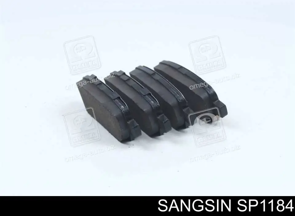 SP1184 Sangsin Колодки гальмівні задні, дискові