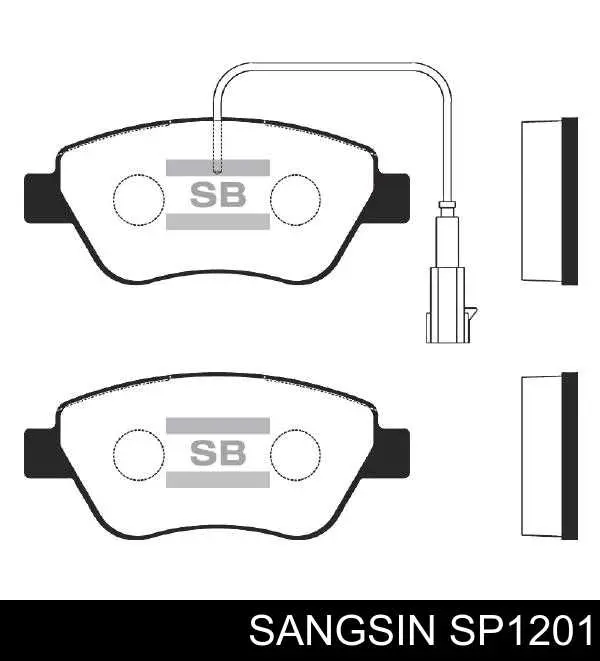 Гальмівні колодки Sangsin SP1201 ціна, від 16.41 USD